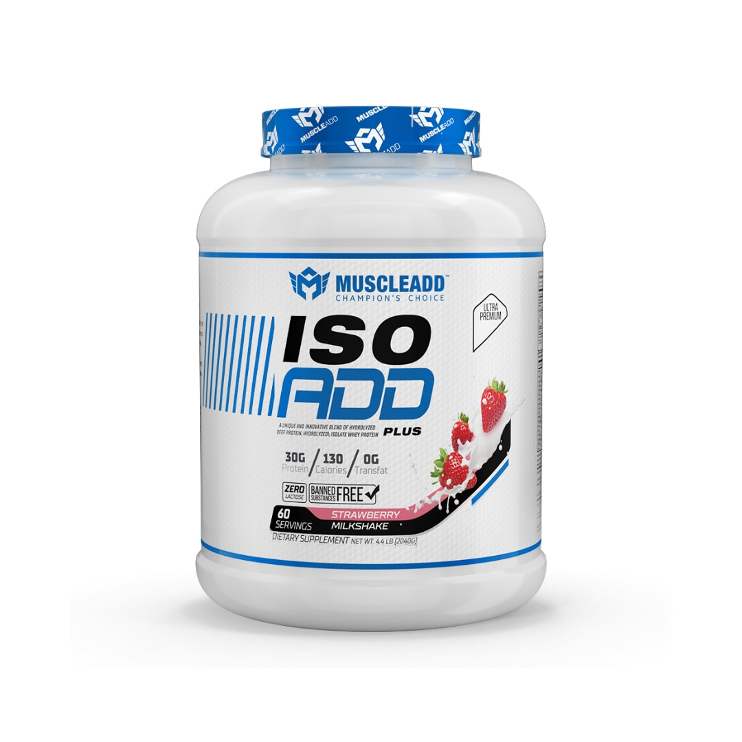 ماصل اد ايزوليت اد بلس 60 حصة 2040 جم ميلك شيك فراولة