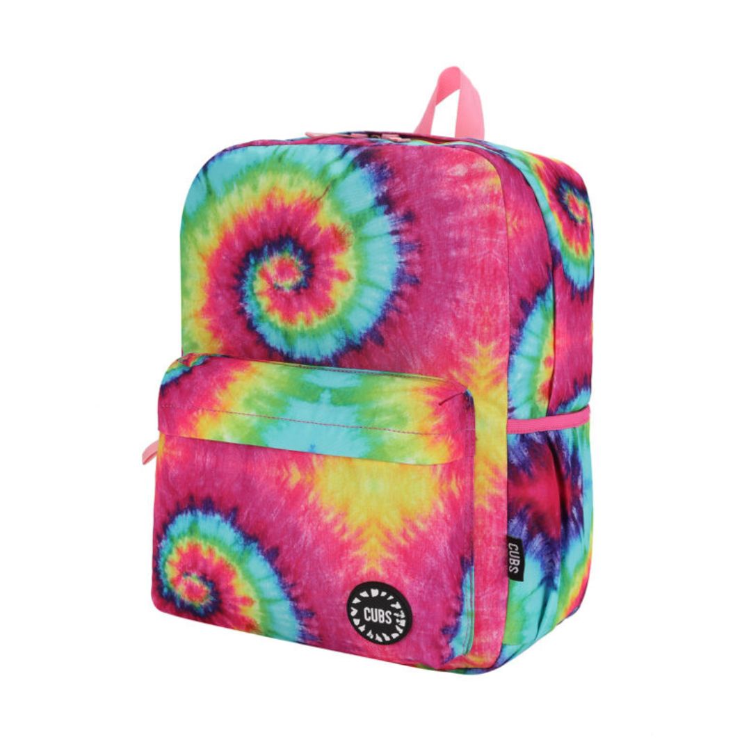 Junior Student Fuchia Tie-Dye Backpack