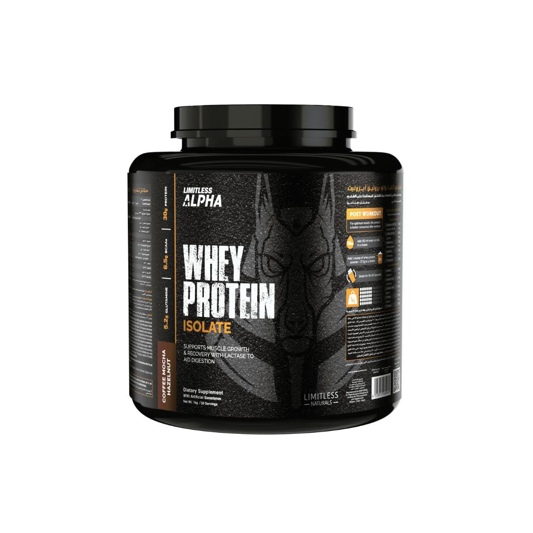 Whey Protein Isolate 30 Servings Coffe Mocha Hazelnut