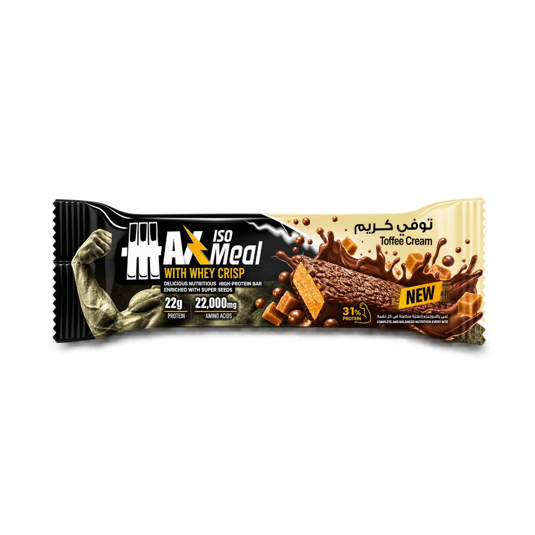 Max Iso Meal Protein Bar - Toffee Cream - 70g