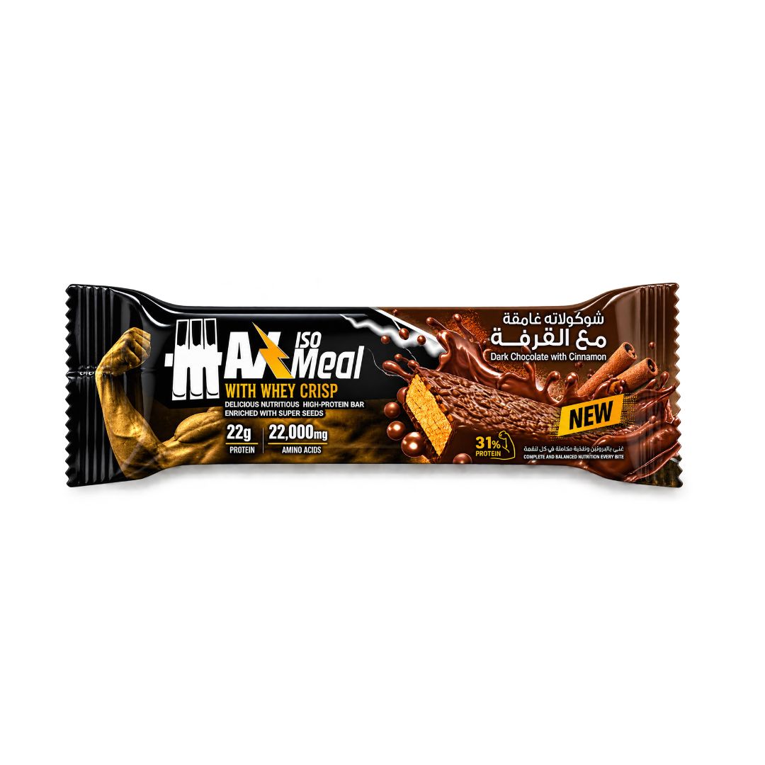 Max Iso Meal Protein Bar - Dark Chocolate Cinnamon - 70g