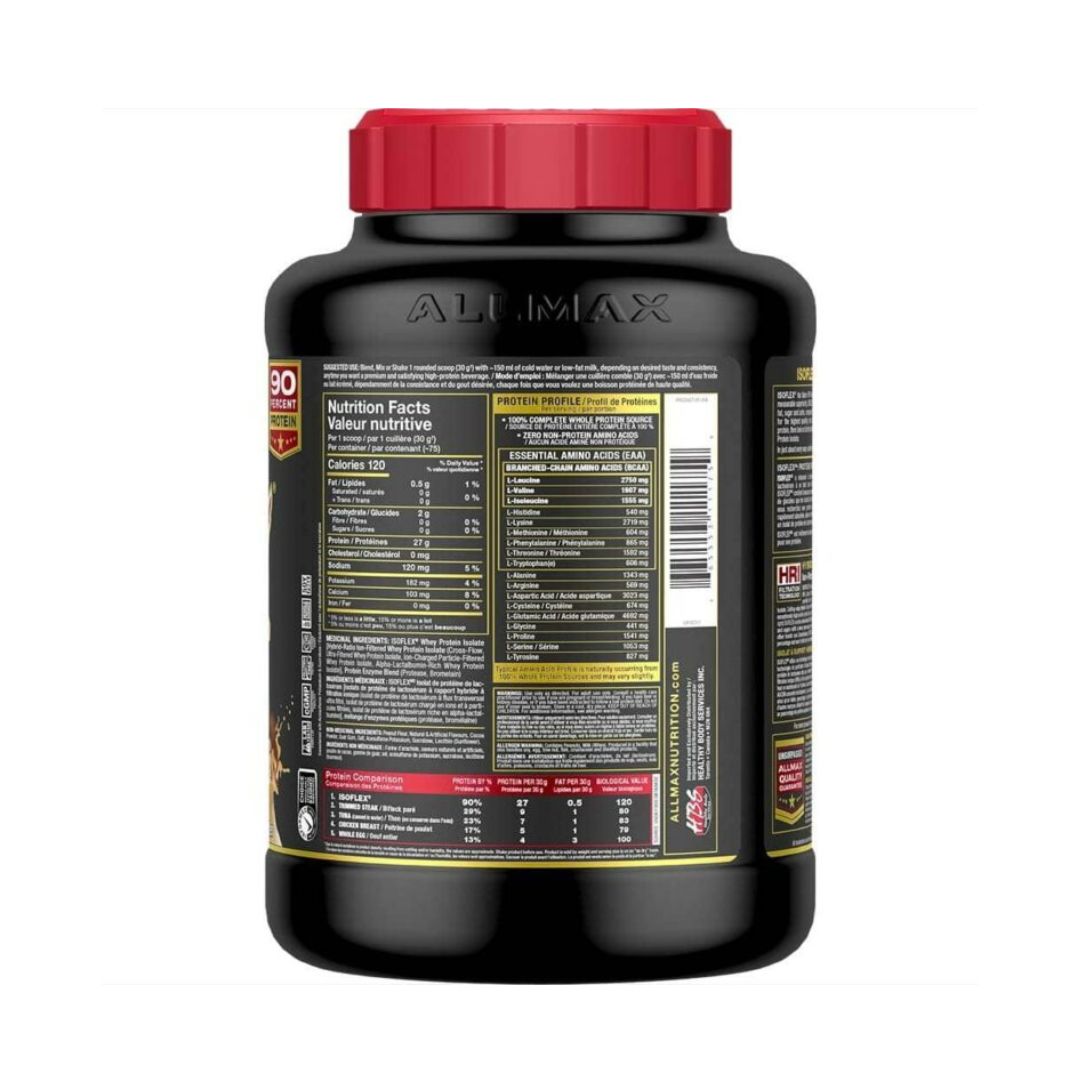 بروتين مصل اللبن المعزول من آيزوفليكس عالي البروتين 2.3 كجم بنكهة الشوكولاتة