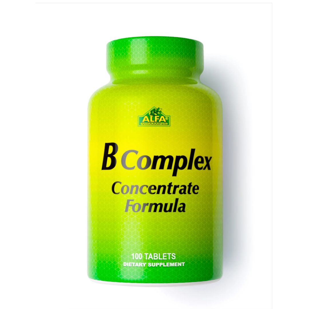 Alfa B-Complex Formula 100 Tablets