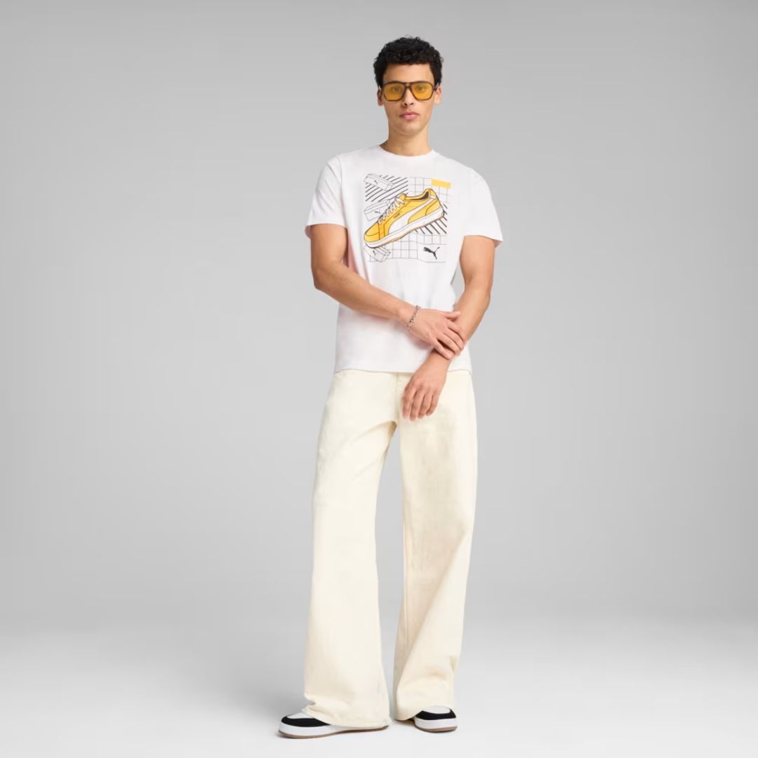 تيشيرت جرافيك بطبعة سنيكر