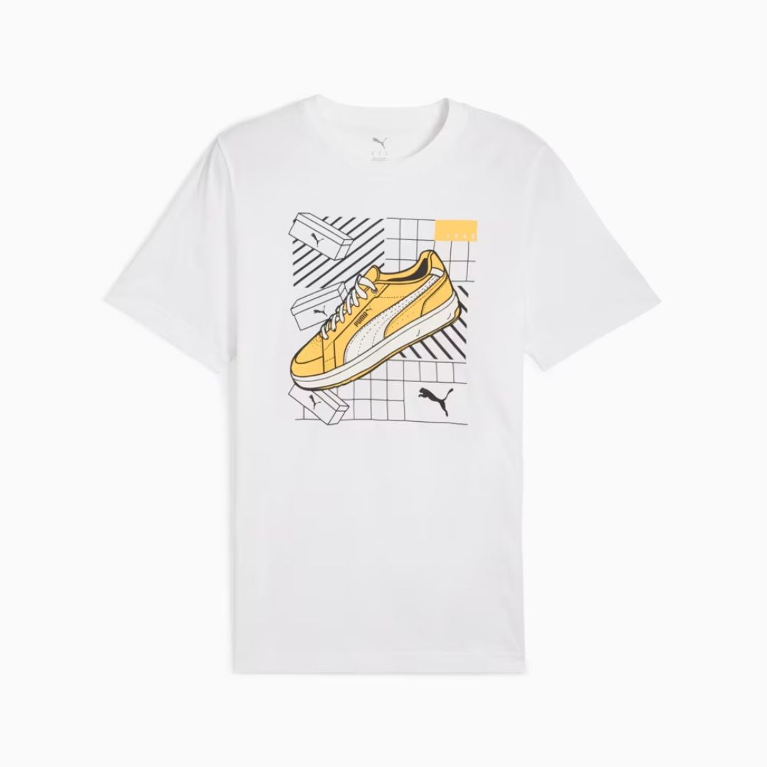 تيشيرت جرافيك بطبعة سنيكر