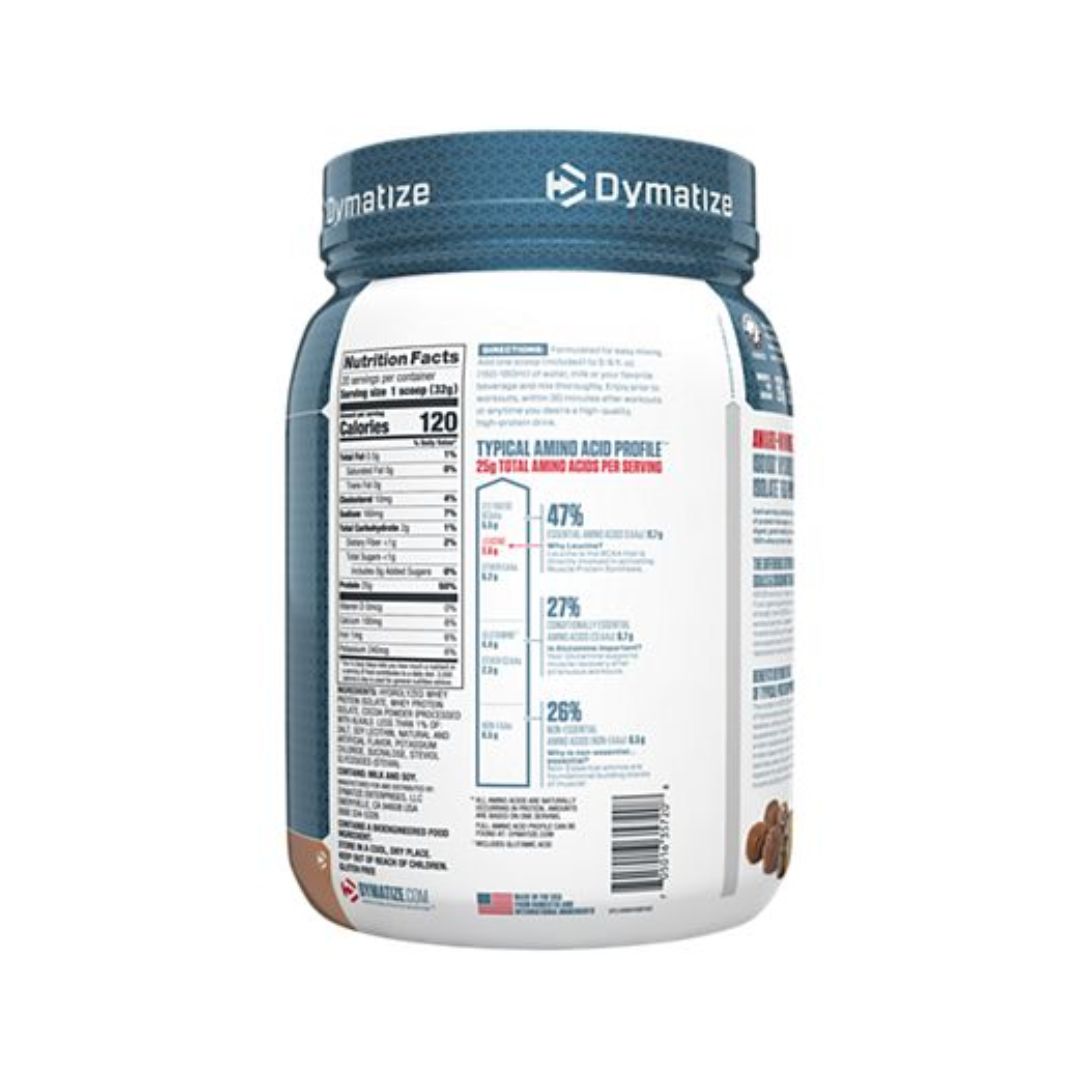 Dymatize ISO 100 20 SERV Gourmet Chocolate