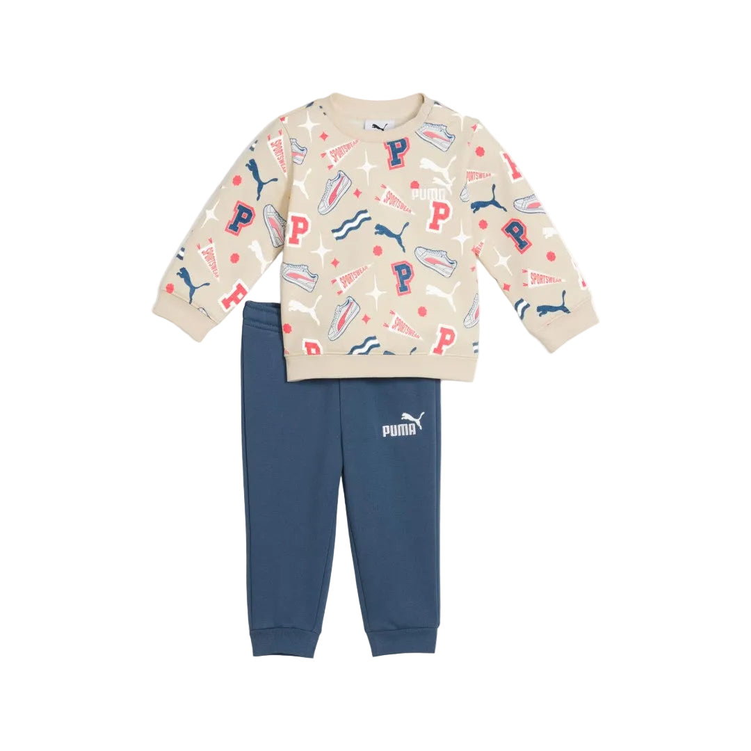 Minicats All-Over Print Crew Sweatsuit