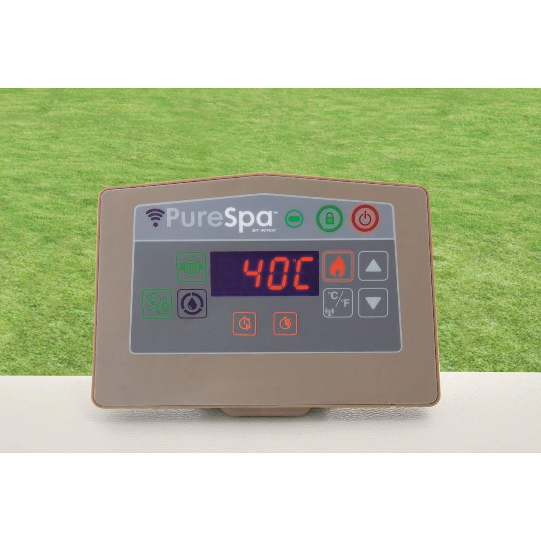 سبا فقاعات مربع فاخر PureSpa Chevron لعدد 6 أشخاص