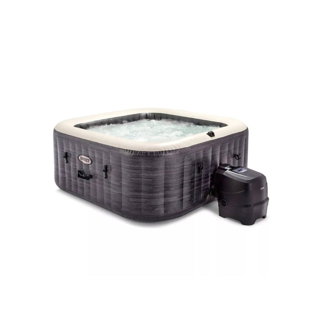 سبا فقاعات مربع فاخر PureSpa Greystone لعدد 4 أشخاص