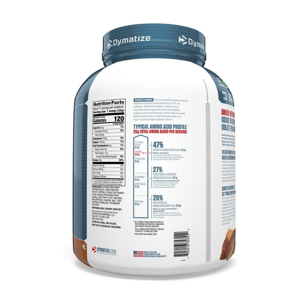 Dymatize ISO 100 5 LB Chocolate Peanut Butter 2.3 KG