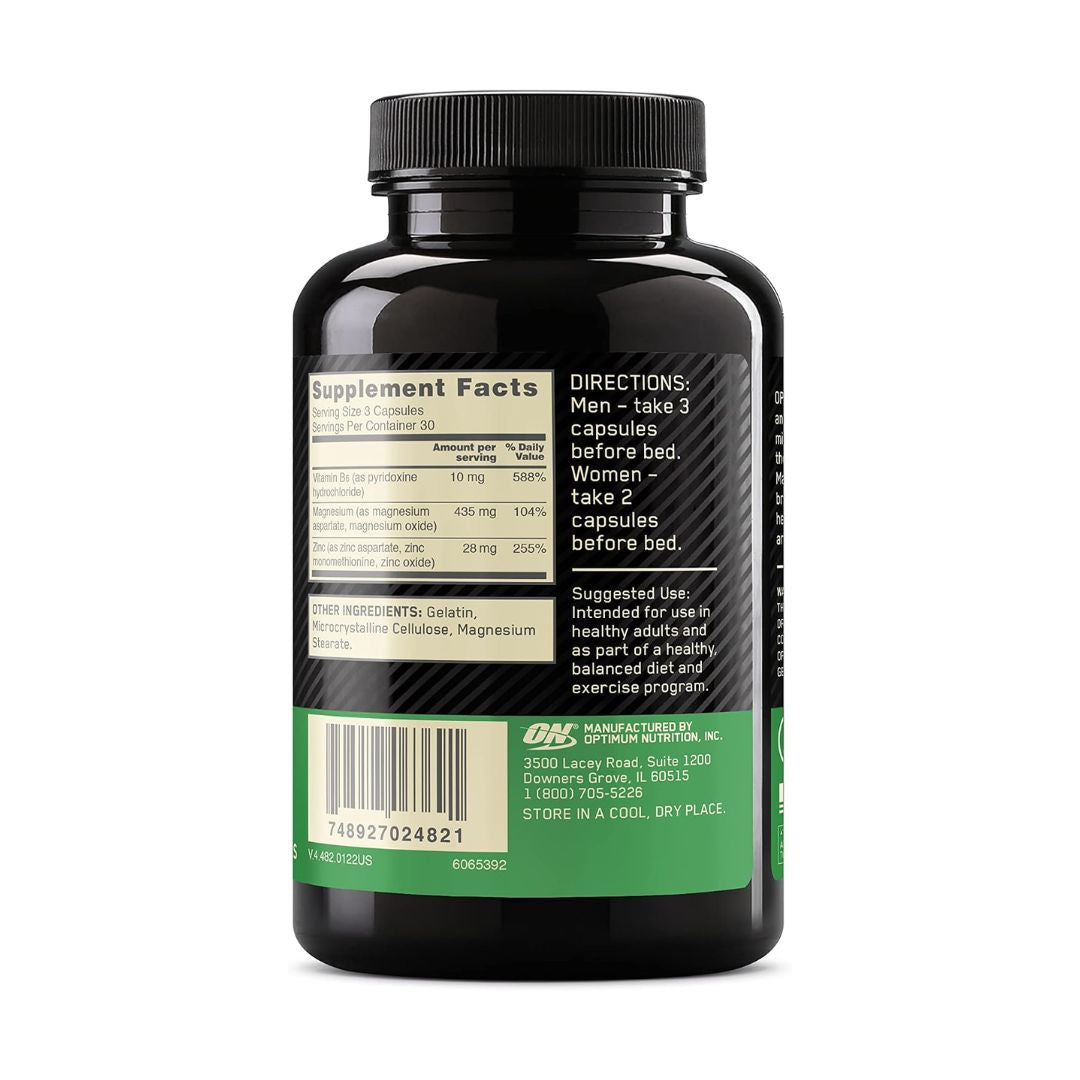 ZMA Zinc Magnesium Aspartate – 90 Capsules