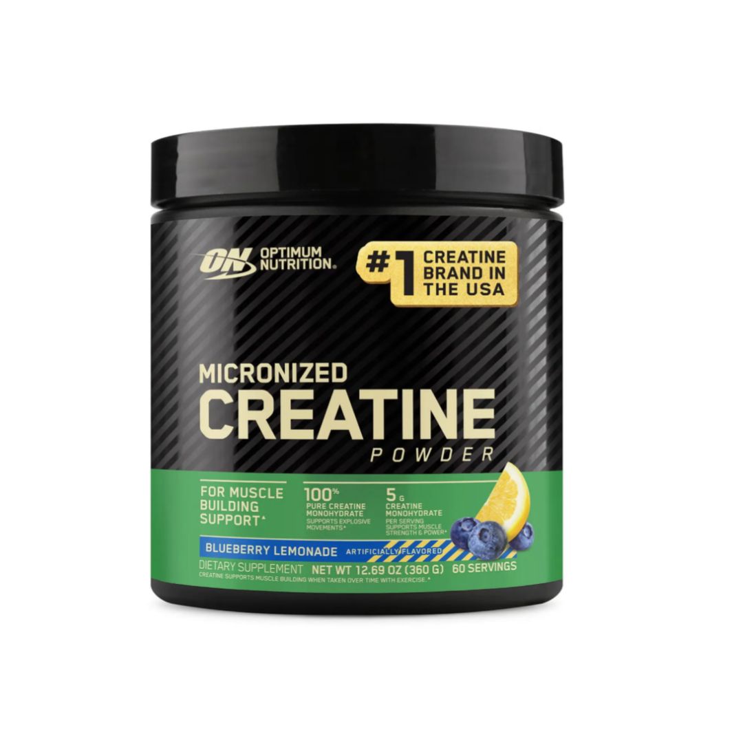 Micronized Creatine Monohydrate Powder - Blueberry Lemonade - 360g