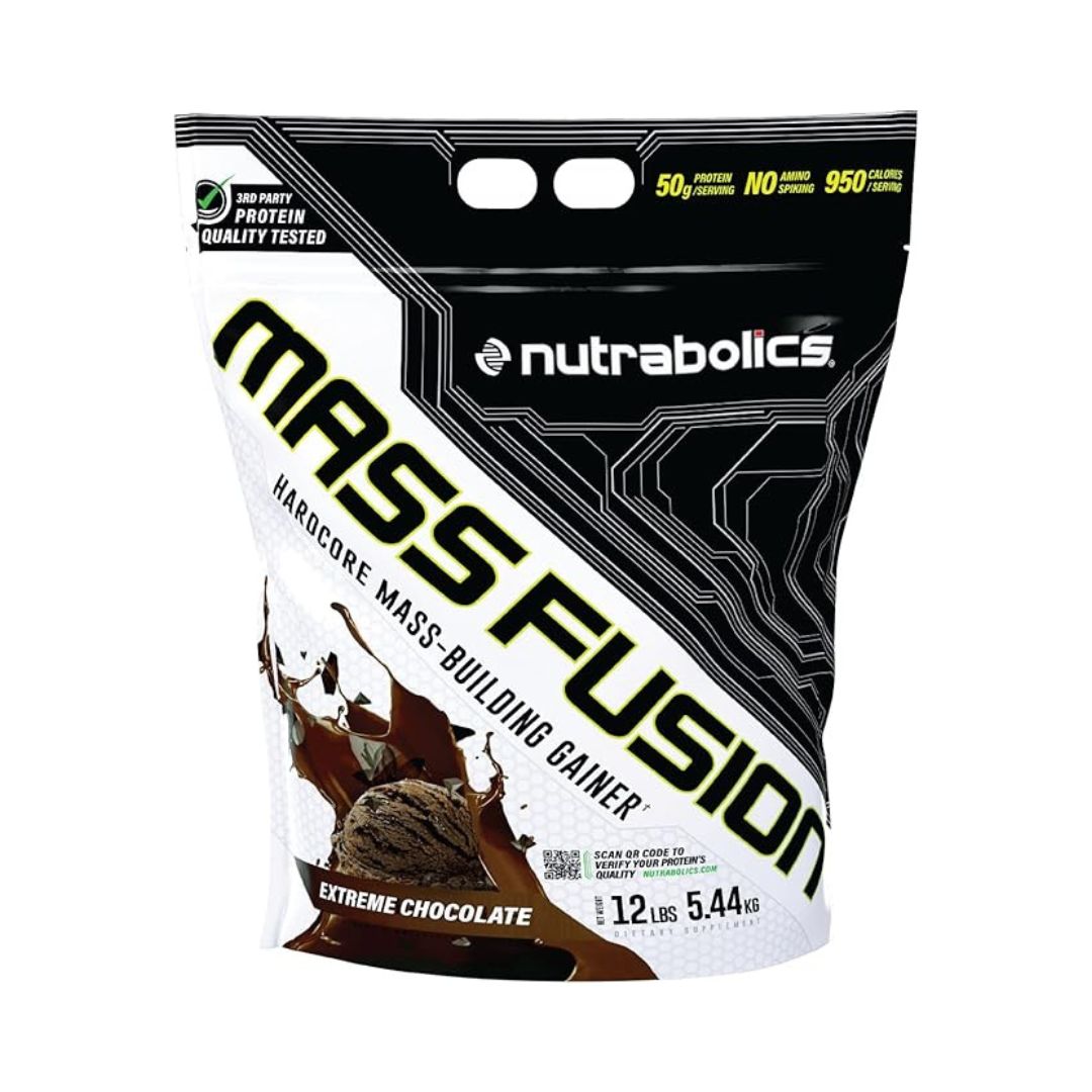 Mass Fusion Gainer-Extreme Chocolat - 22 Serv _ 5.44 KG