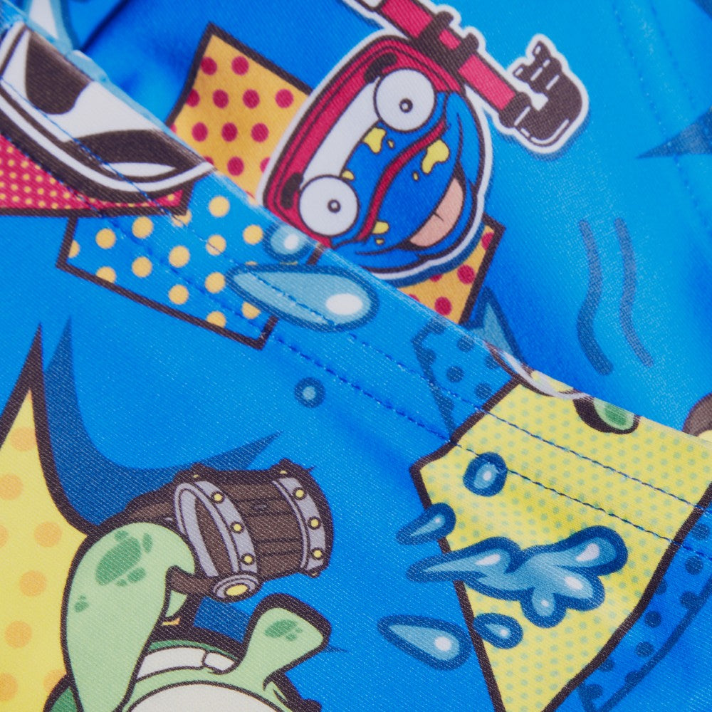 Digital Allover Aquashort