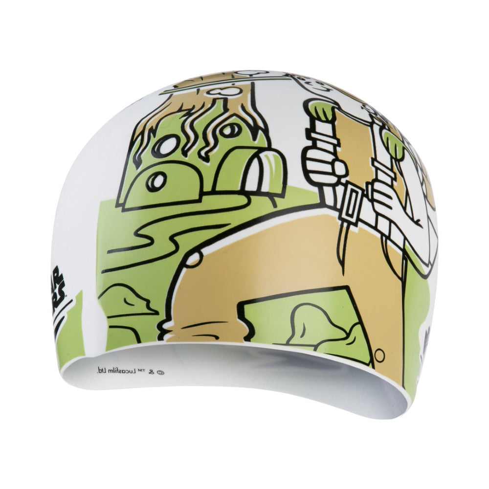 Star Wars Slogan Print Swimming Cap