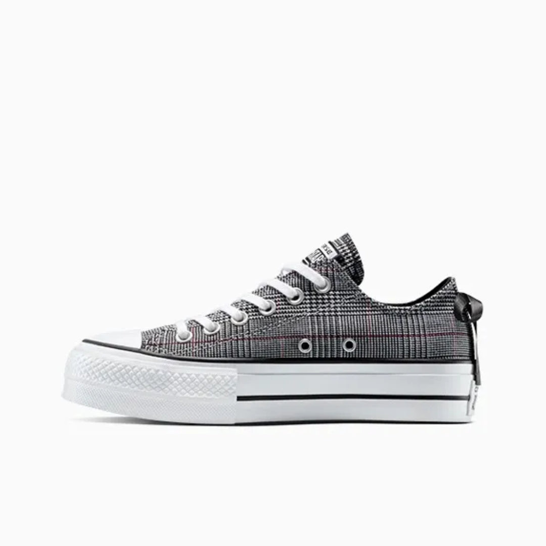 Chuck Taylor All Star Lift Platform Plaid Lifestyle Shoes