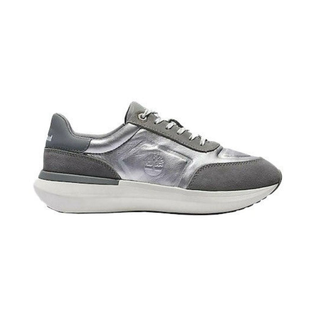 Seoul City Leather Sneaker Silver Lifestyle Shoes