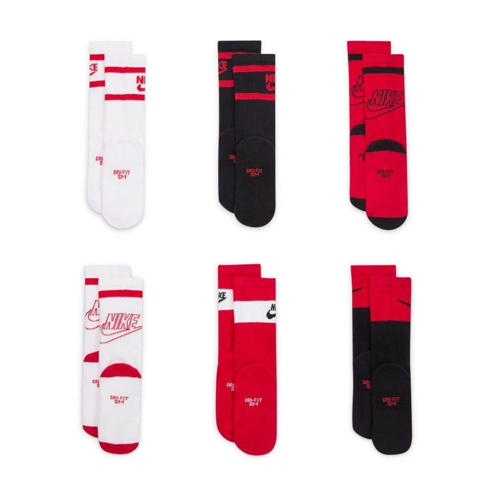 Everyday Cushioned Crew Socks (6 Pairs)