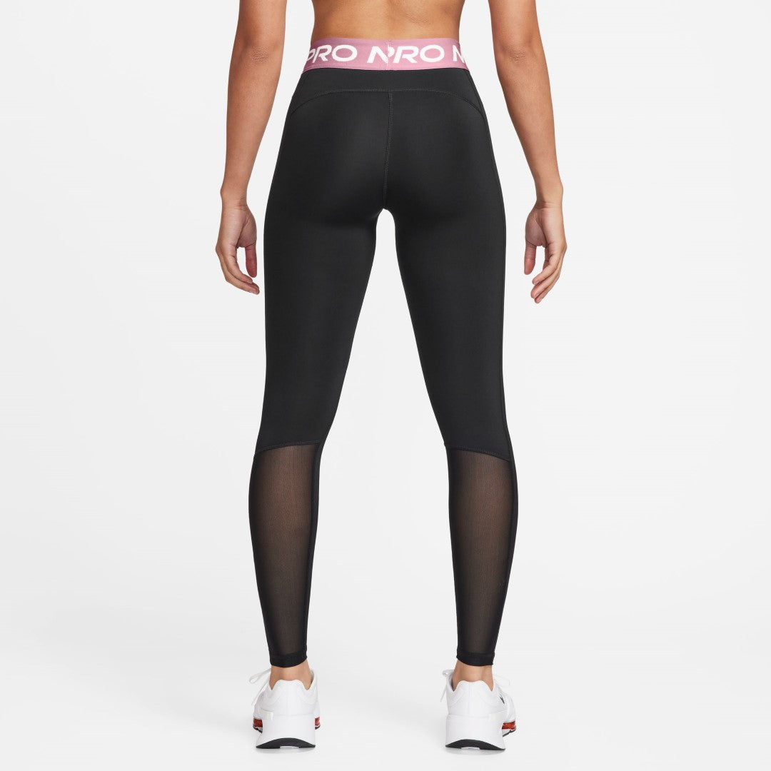 Pro Mid-Rise Mesh-Panelled Leggings