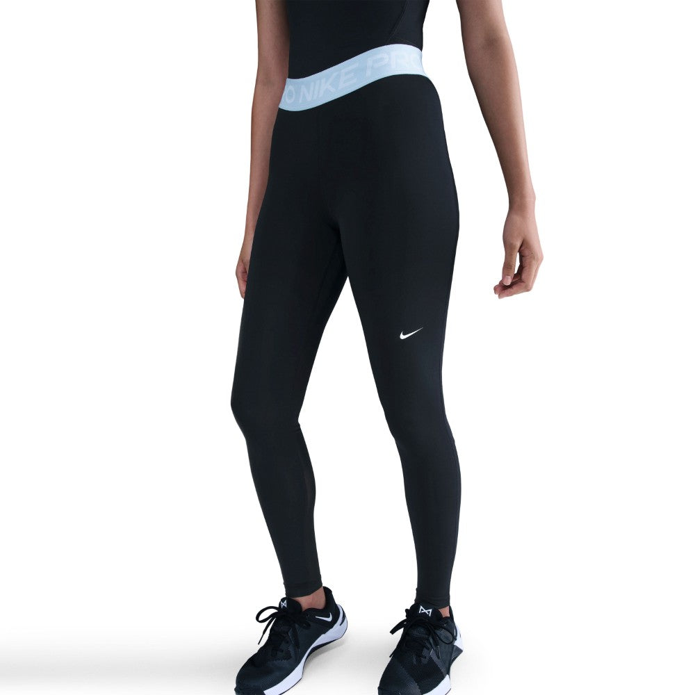 Pro Mid-Rise Mesh-Paneled Leggings
