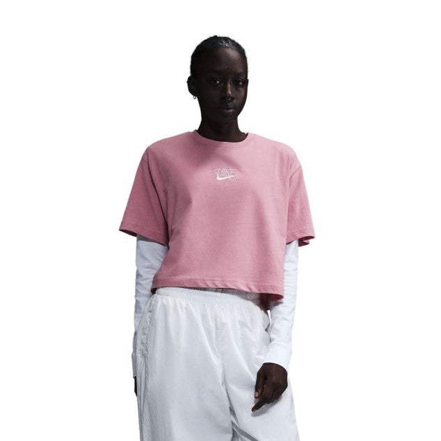 Short-Sleeved Cropped T-shirt