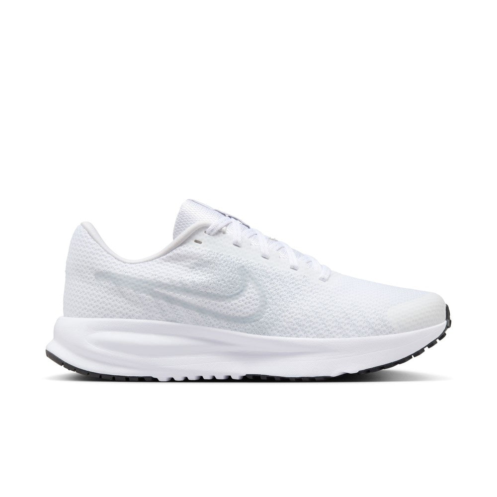 white athletic nike shoes