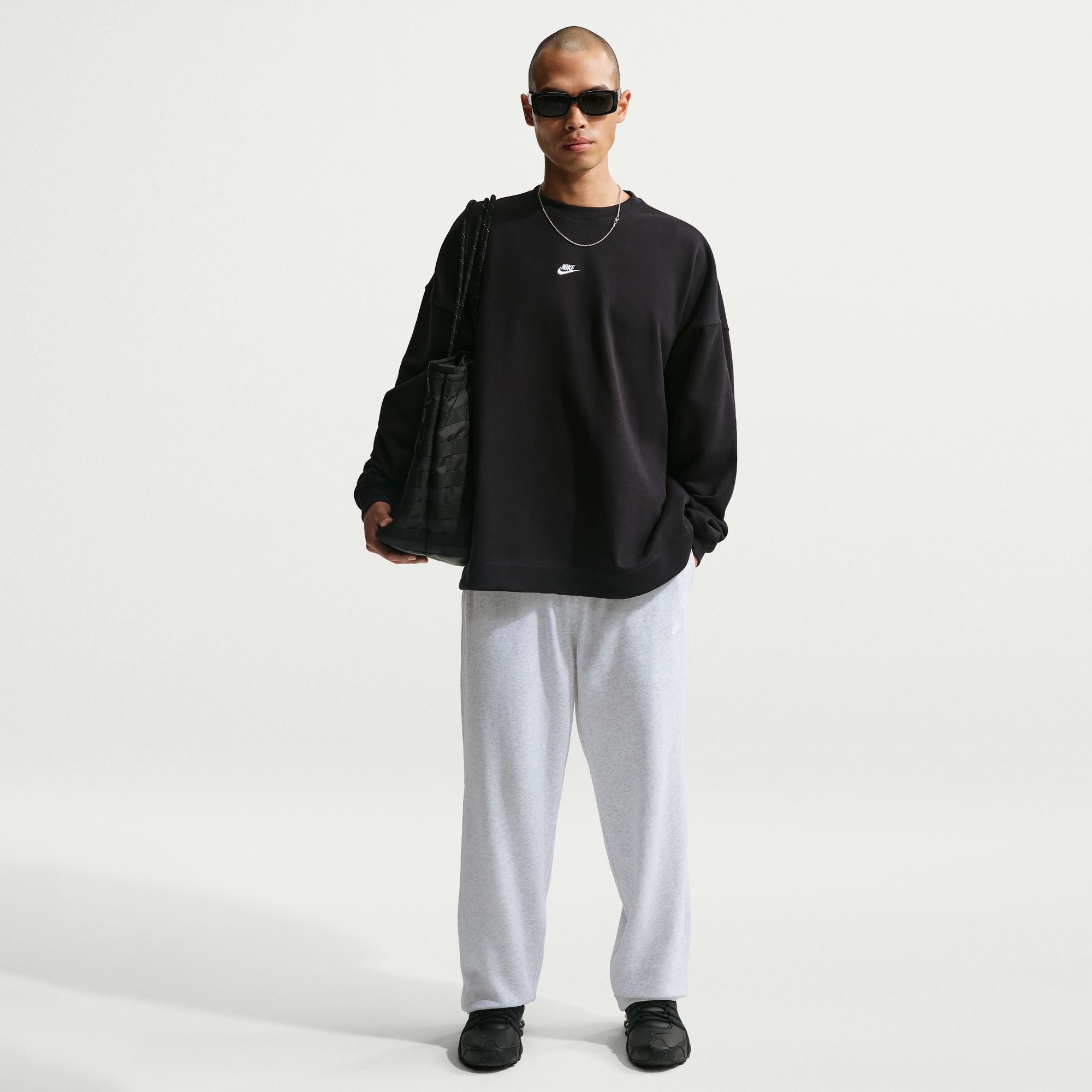Club French Terry Open-Hem Pants