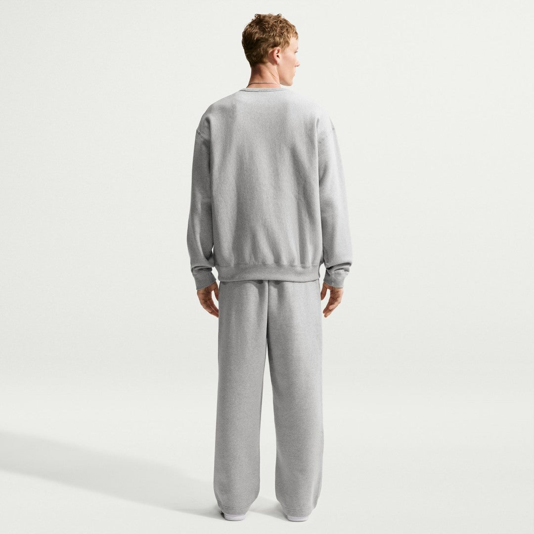 Solo Swoosh Brushed-Back Open-Hem Fleece Pants