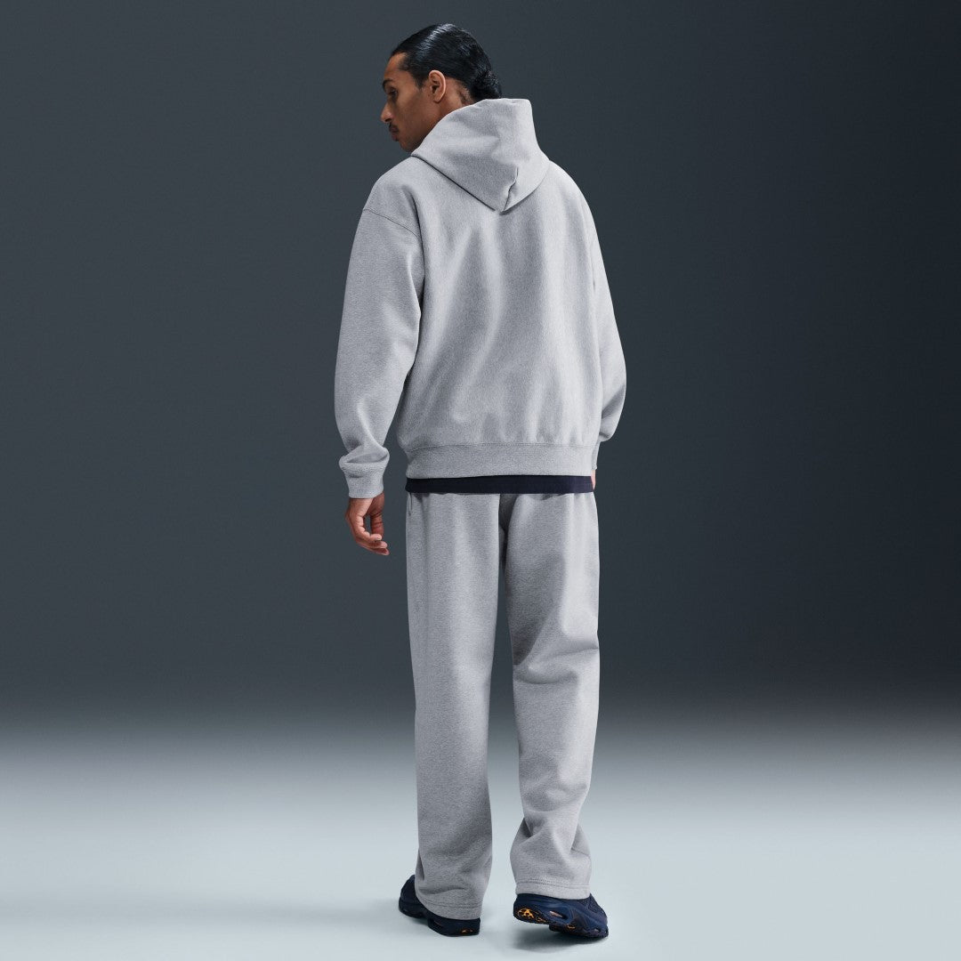 Solo Swoosh Brushed-Back Open-Hem Fleece Pants