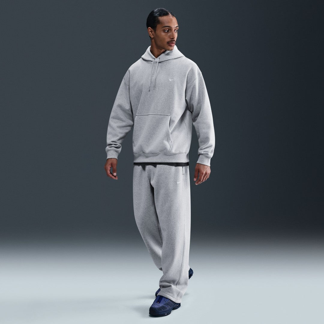 Solo Swoosh Brushed-Back Open-Hem Fleece Pants