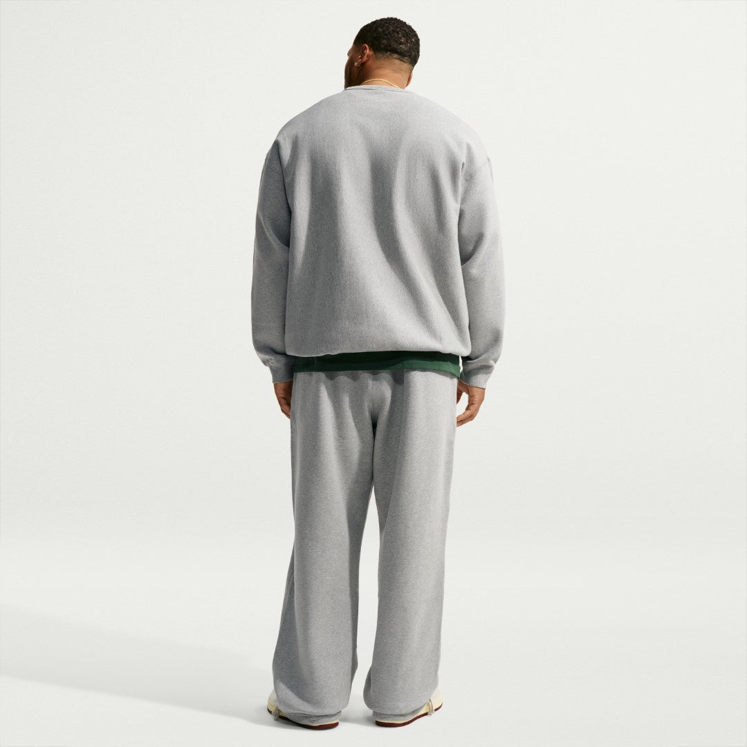 Solo Swoosh Brushed-Back Open-Hem Fleece Pants