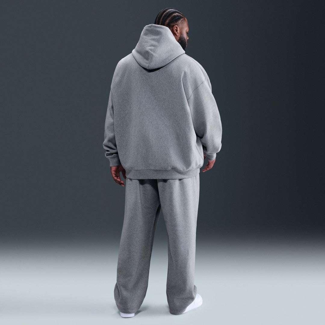 Solo Swoosh Brushed-Back Open-Hem Fleece Pants