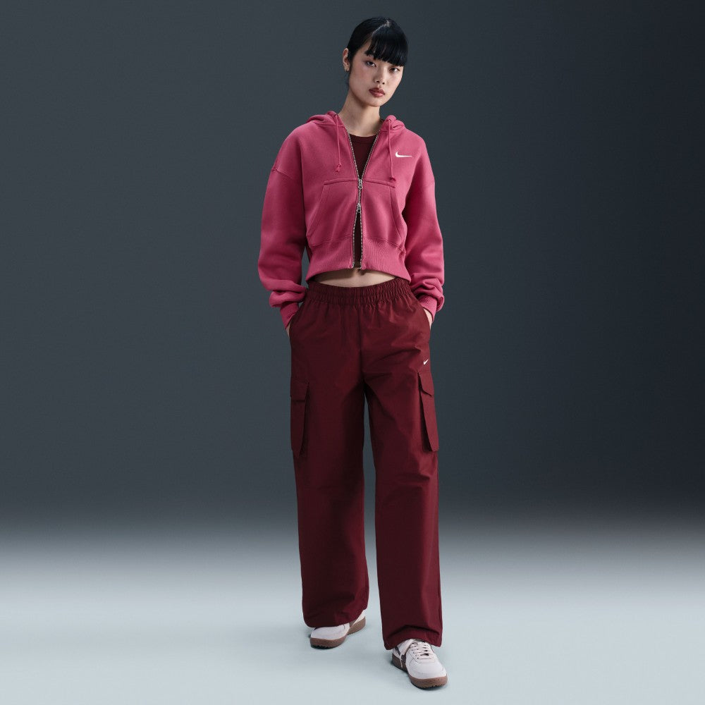 Sportswear Phoenix Fleece Loose Full-Zip Cropped Hoodie