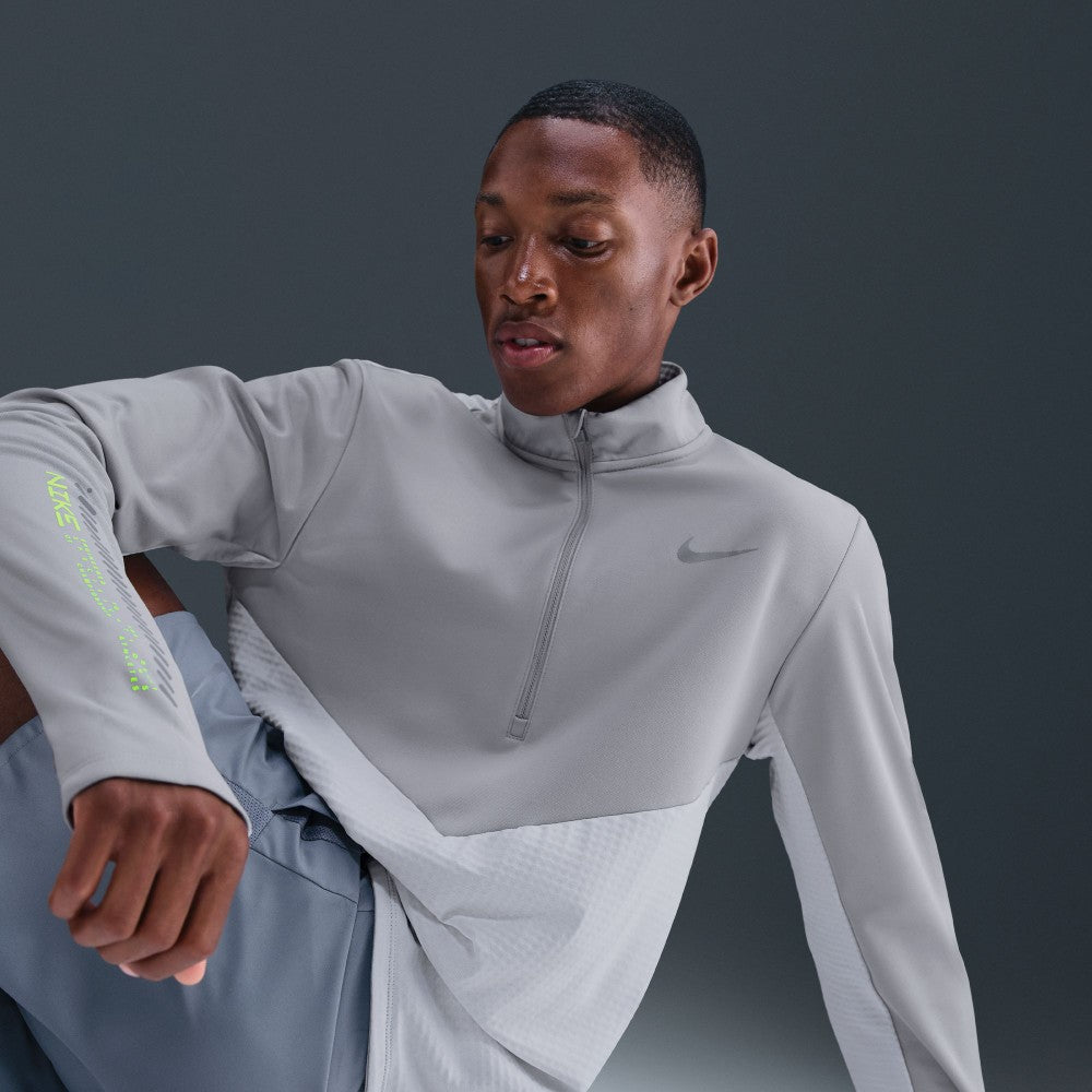 تيشيرت جري شتوي بايسر بسحاب نصفي