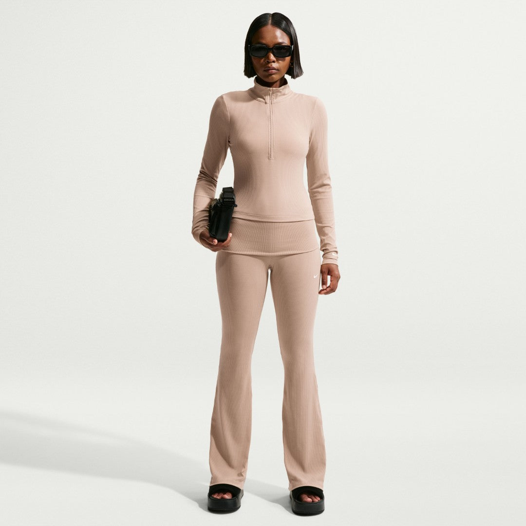 Chill Knit Mid-Rise Tight Ribbed Pants
