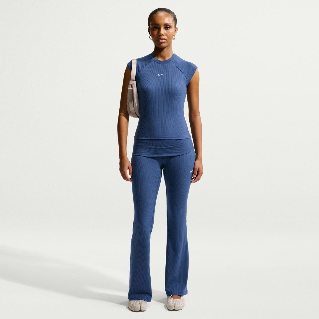 Chill Knit Ribbed Short-Sleeve Top