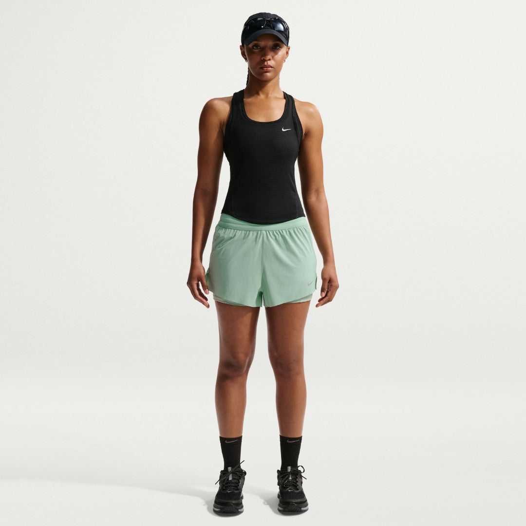 Tempo Dri-FIT Cropped Mesh Running Tank Top