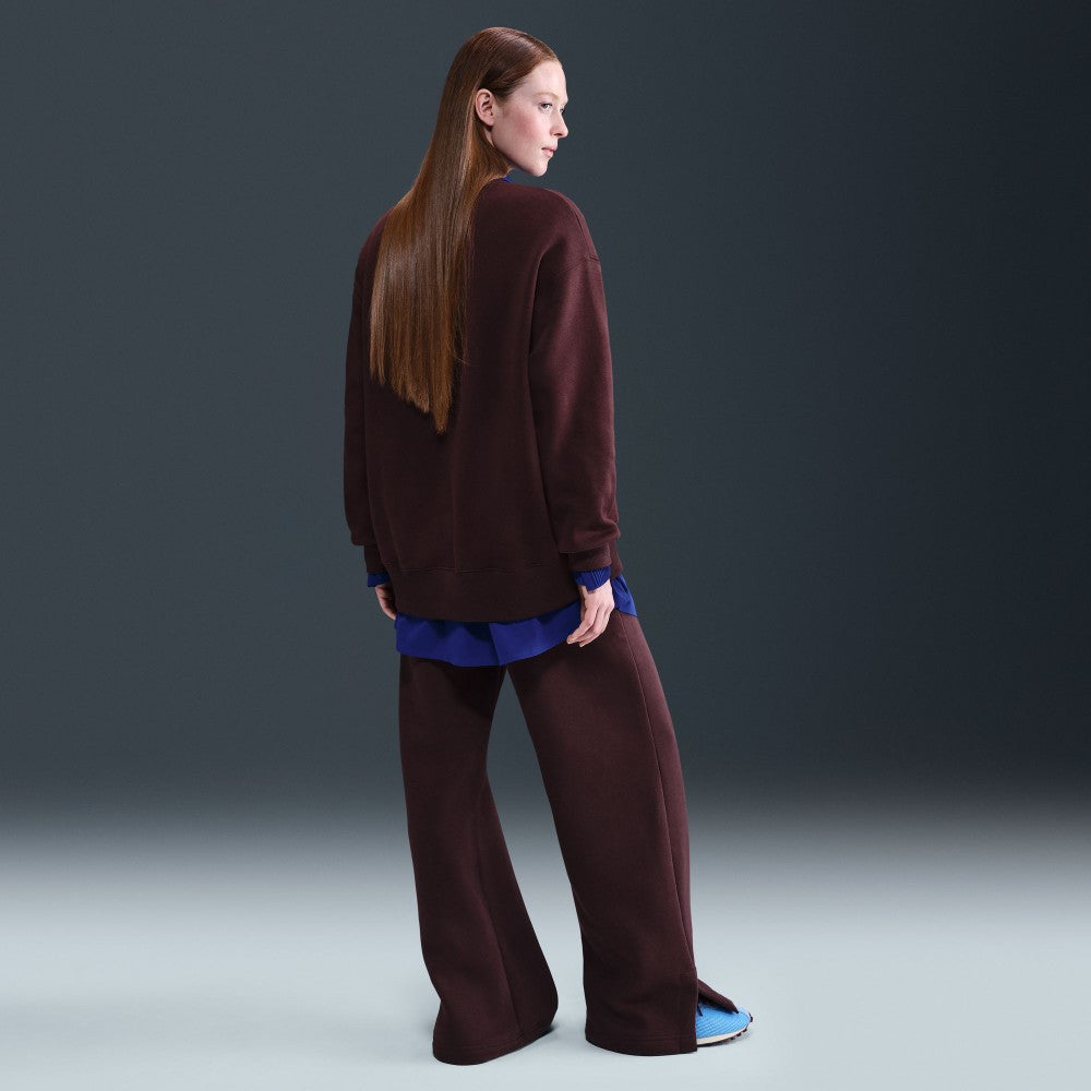 Phoenix Fleece High-Waisted Wide-Leg Trousers