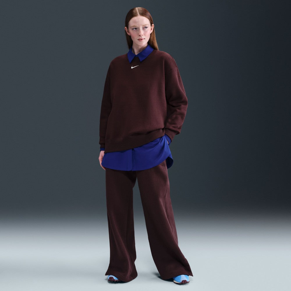 Phoenix Fleece High-Waisted Wide-Leg Trousers