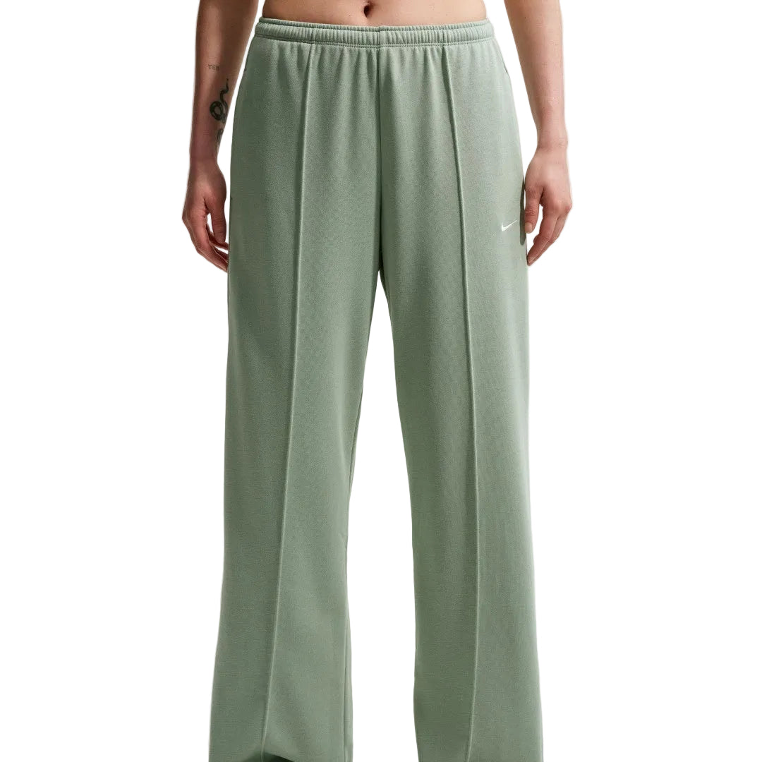 Chill Terry Mid-Rise Open-Hem Pants