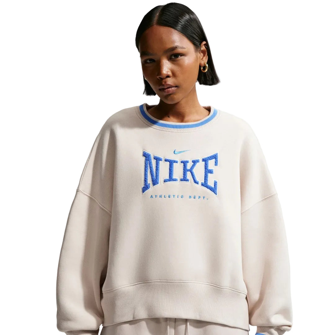 Sportswear Phoenix Fleece Oversized Graphic Crew-Neck Sweatshirt