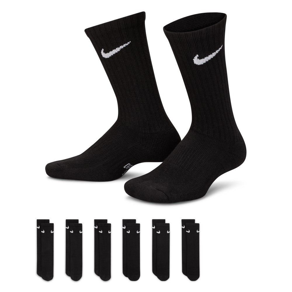 Everyday Cushioned Crew Socks (6 Pairs)
