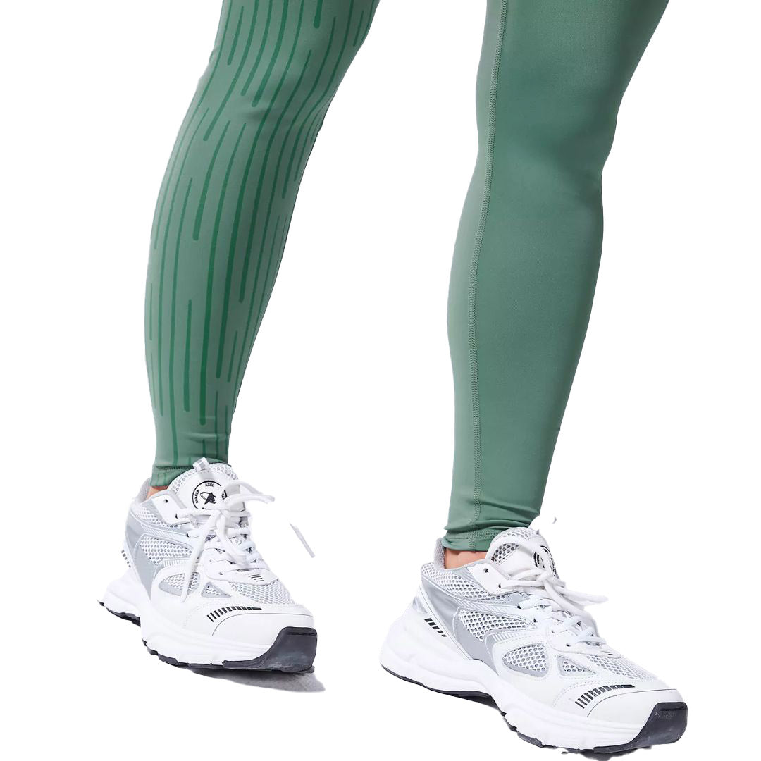 Code Asymmetric Graphic Leggings