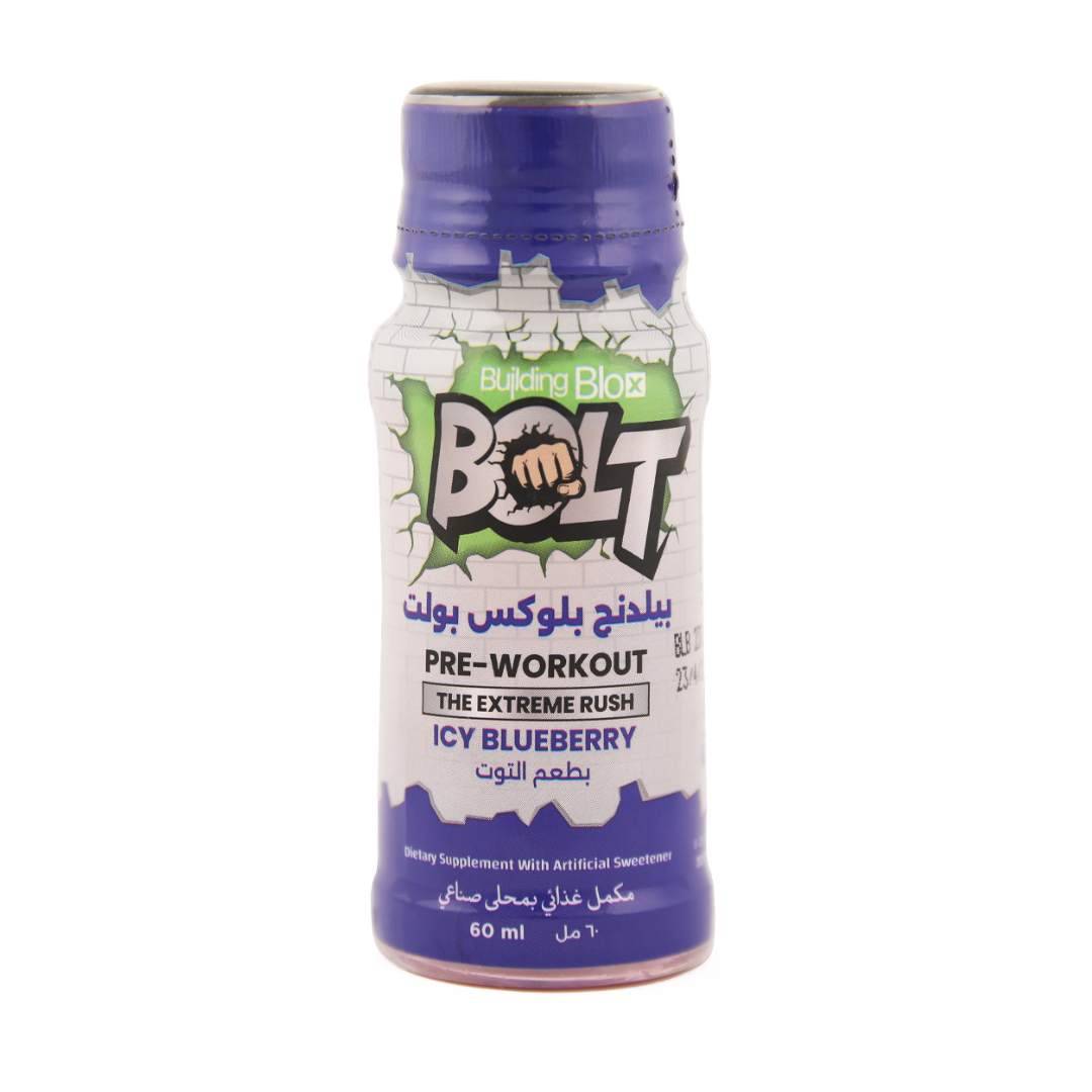 BOLT Pre-workout - Blueberry (60 ml)