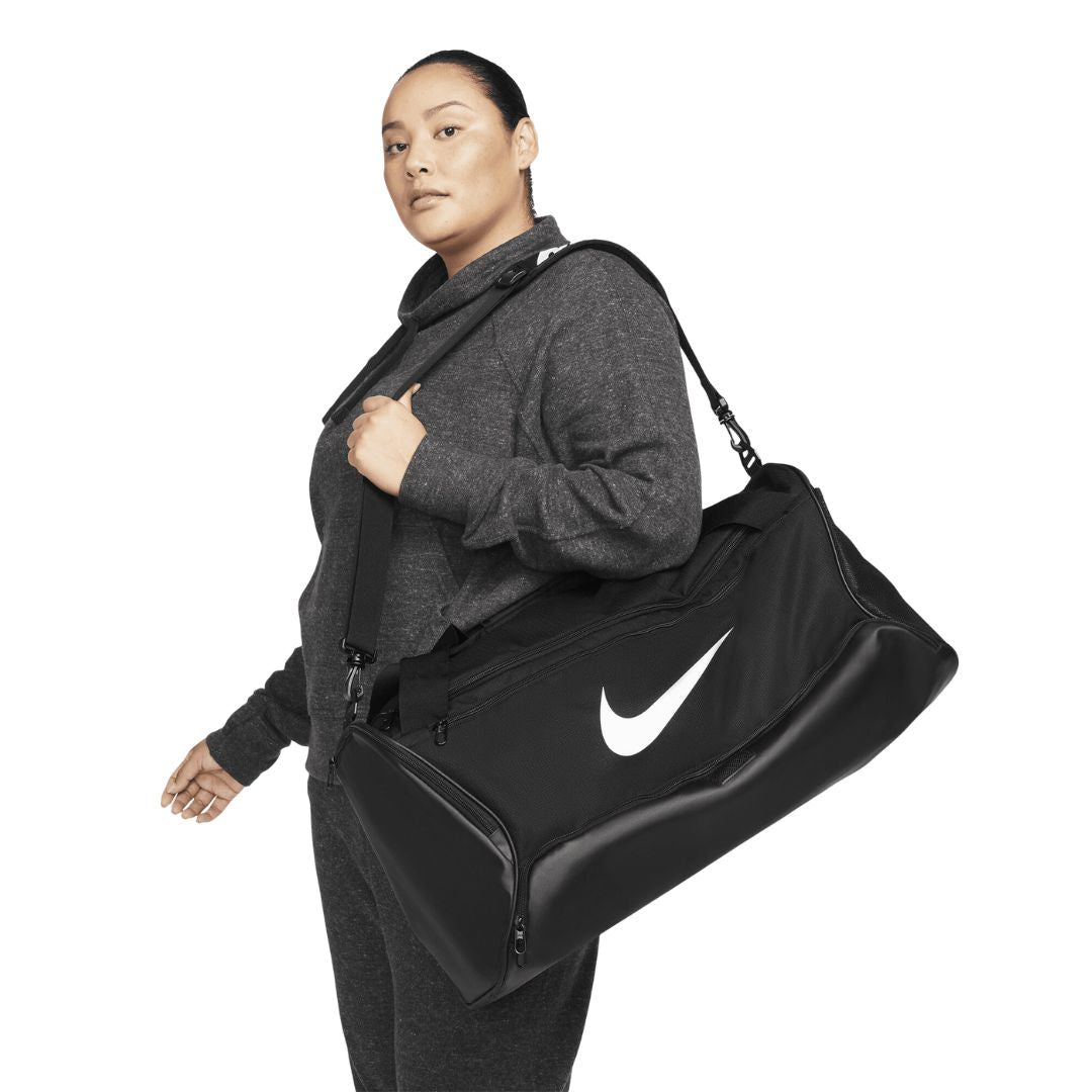 Nike Brasilia Training Duffel Bag (Medium, 60L) Unisex Black