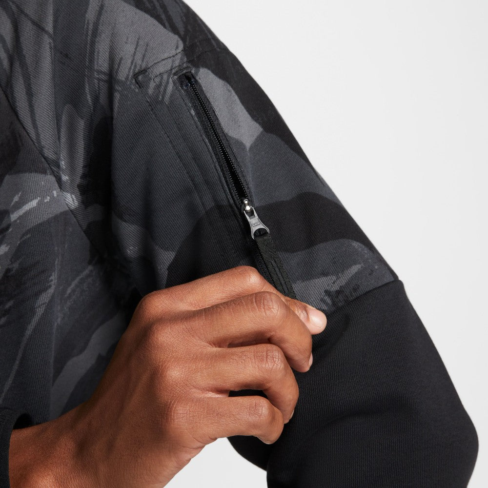 Dri-FIT Fleece Full-Zip Camo Fitness Hoodie