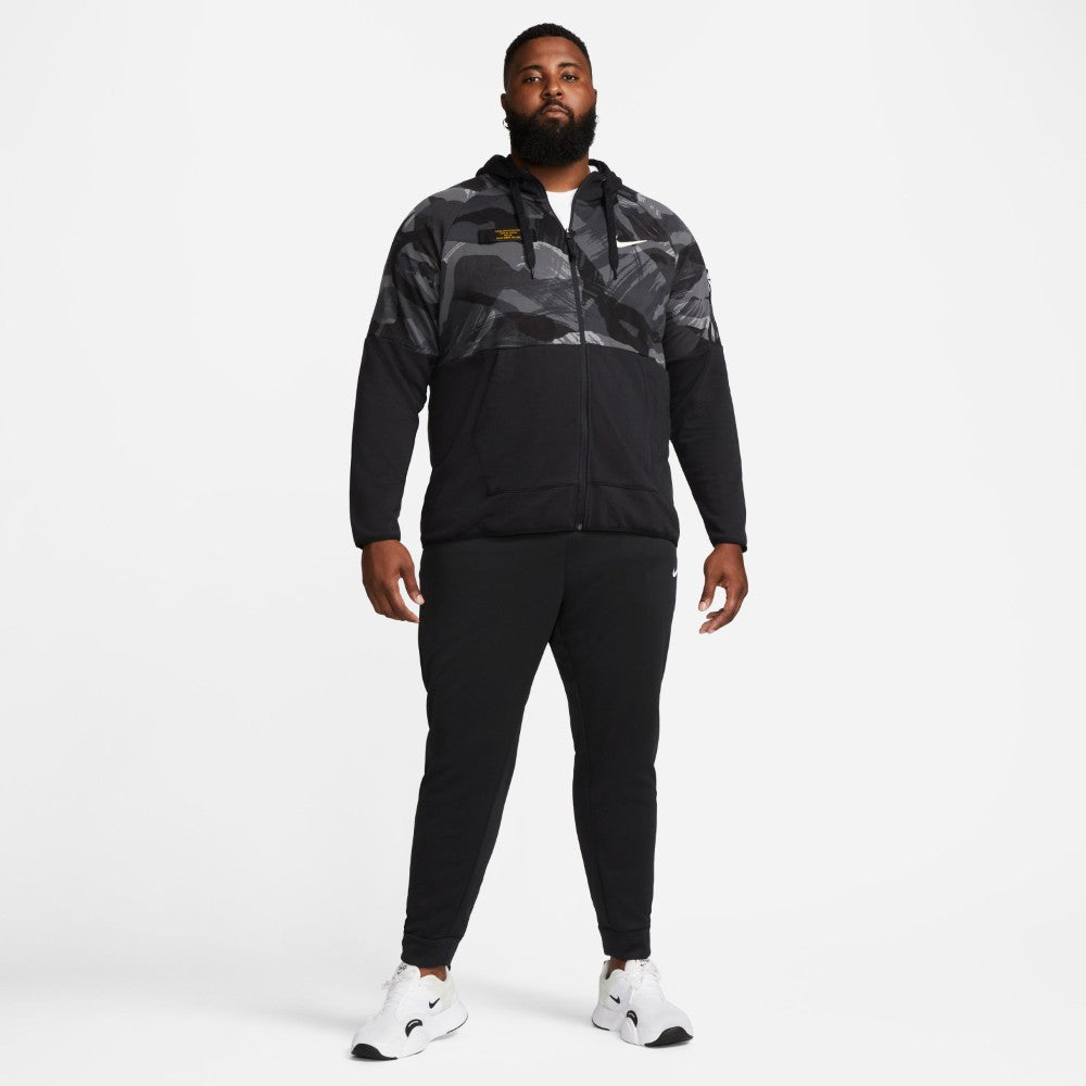 Dri-FIT Fleece Full-Zip Camo Fitness Hoodie