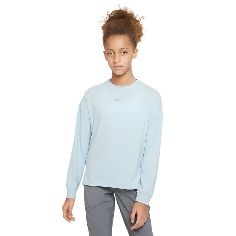Nike Yoga Dri-FIT Older Kids' (Girls') Training Long Sleeve T