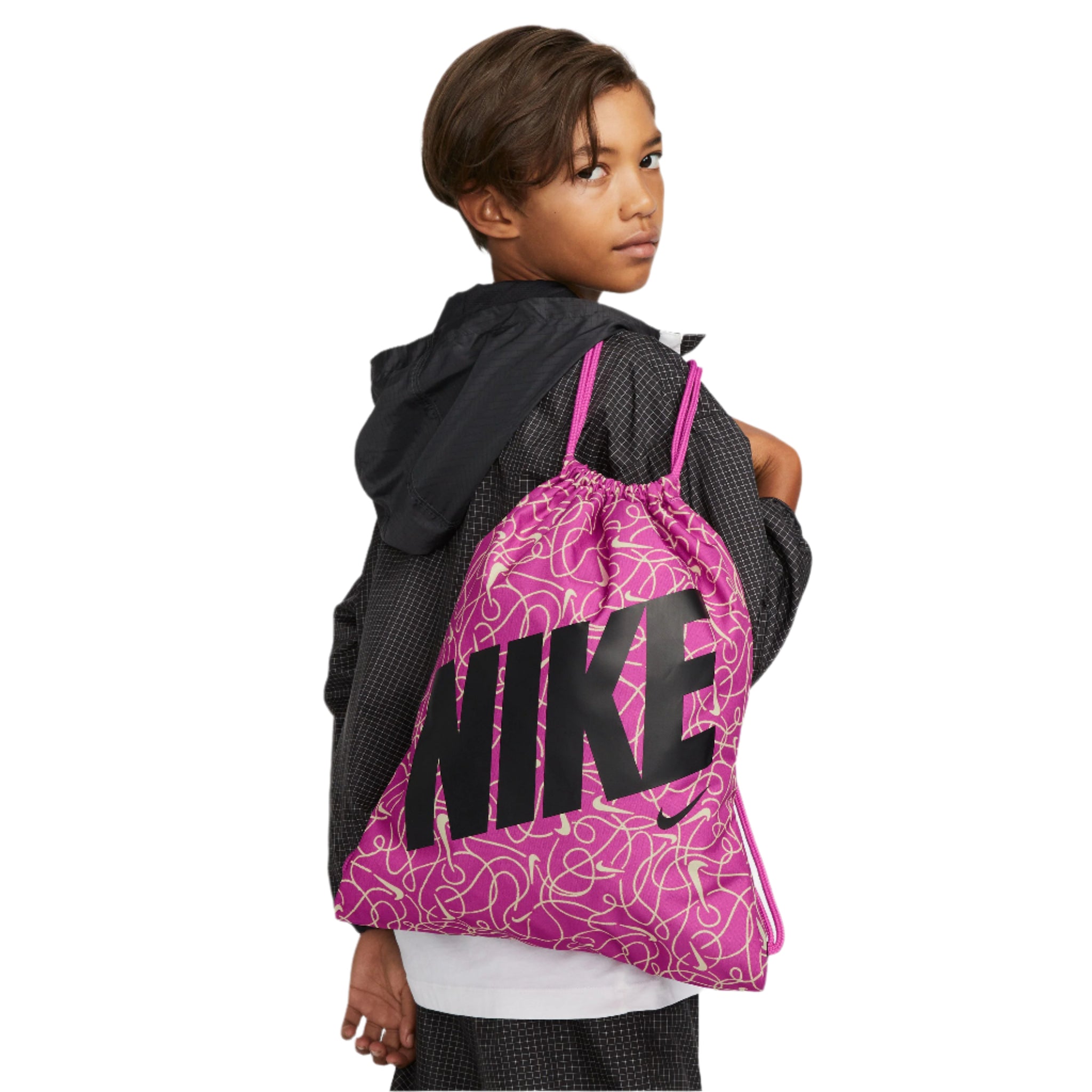 Nike Drawstring Mesh Bag Kids Pink