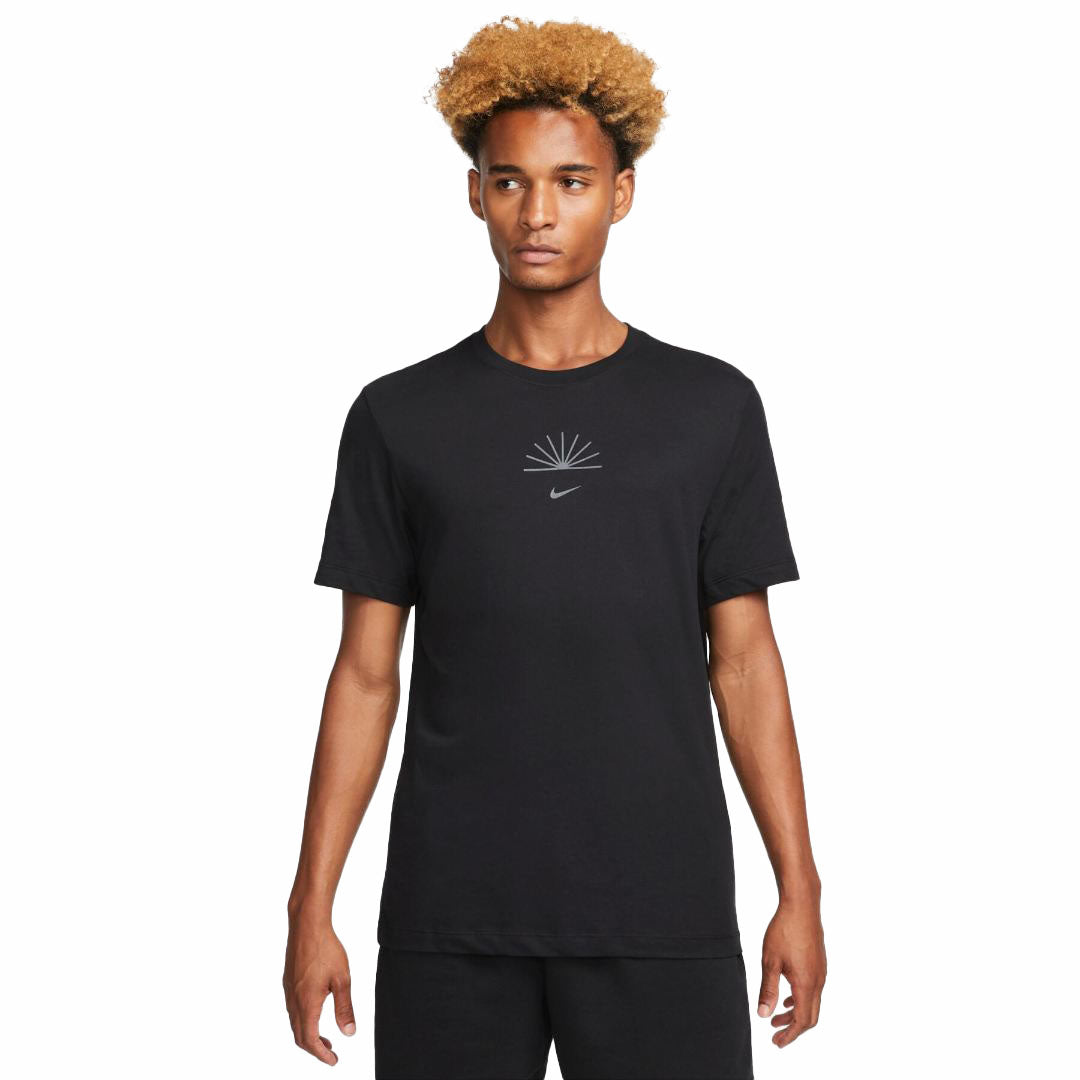 Nike Men's Yoga Dri-fit Top In Black